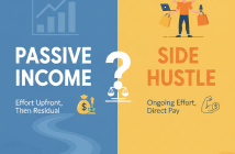 passive income vs side hustle