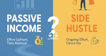 passive income vs side hustle